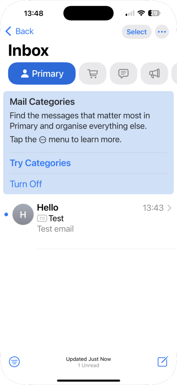 mail.coop inbox view