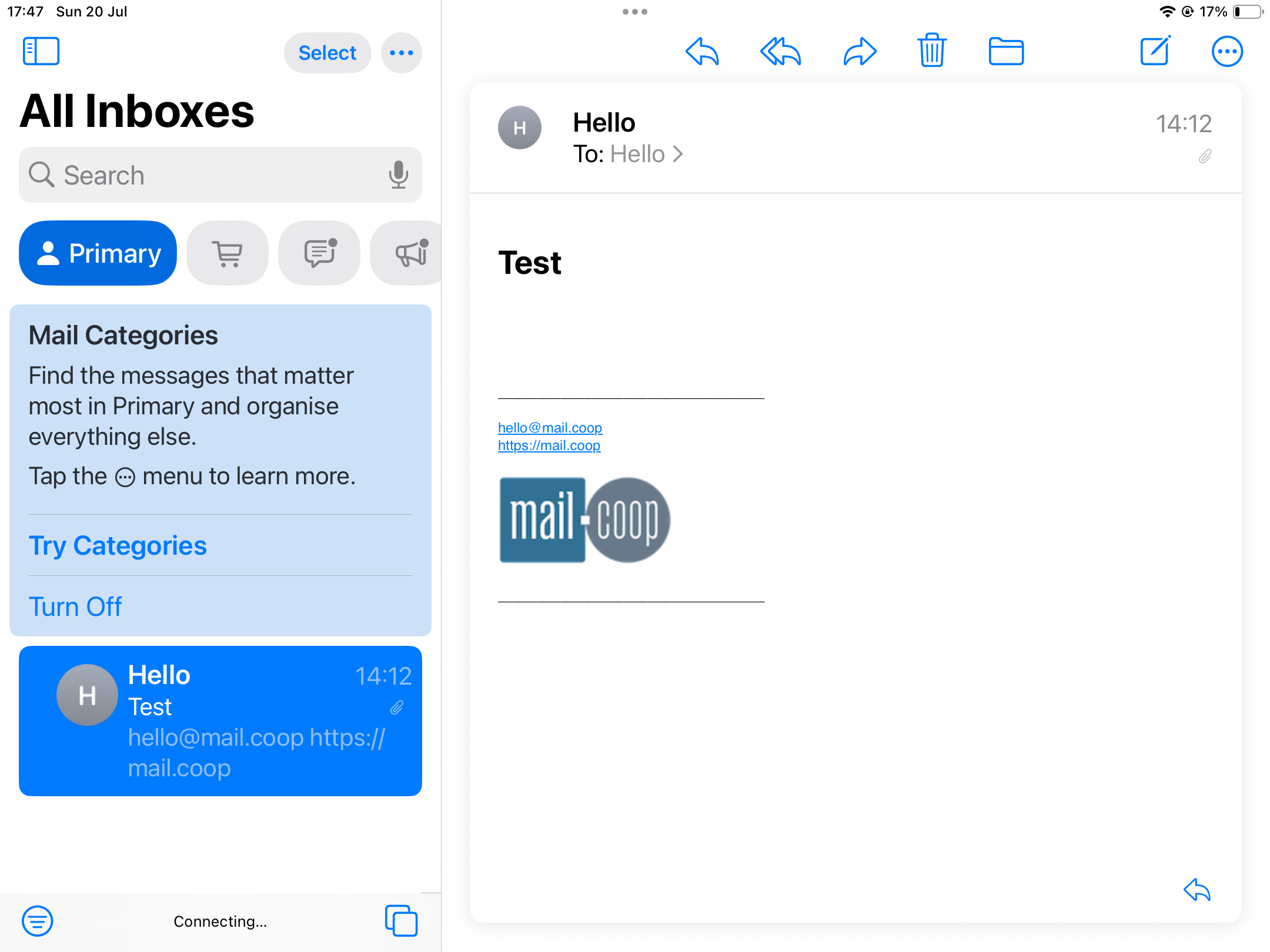 All inboxes